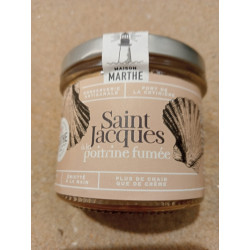 Saint Jacques à la poitrine fumée