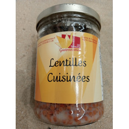 lentilles cuisinées